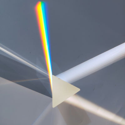 Caf2センサーの測定のための等辺光学ガラスプリズム水晶レンズ