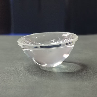 導かれたトーチ ライト反射器の光学ガラスレンズ50mmガラスTirレンズ穂軸10度の