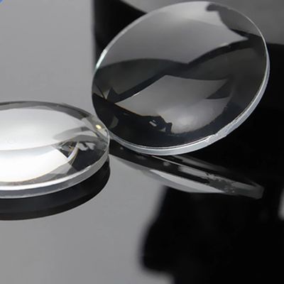 Custom Optical Fused silica concave glass lens Quartz BK7 Glass Sapphire convex Ball  lens